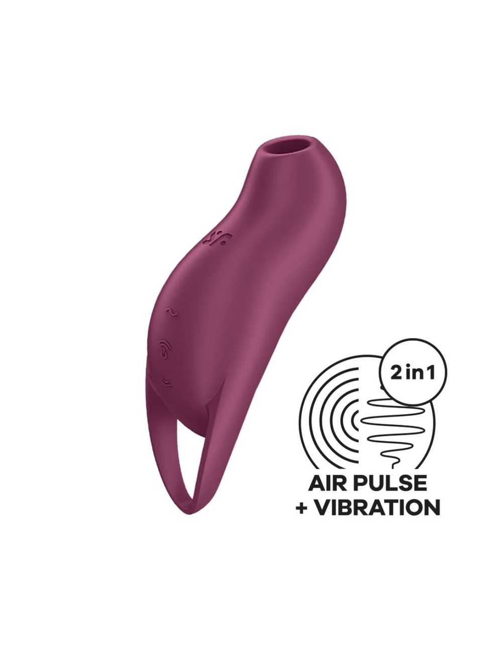 SATISFYER - POCKET PRO 1 ESTIMULADOR DE CLITÓRIS GARNET SATISFYER - POCKET PRO 1 ESTIMULADOR DE CLITÓRIS GARNET