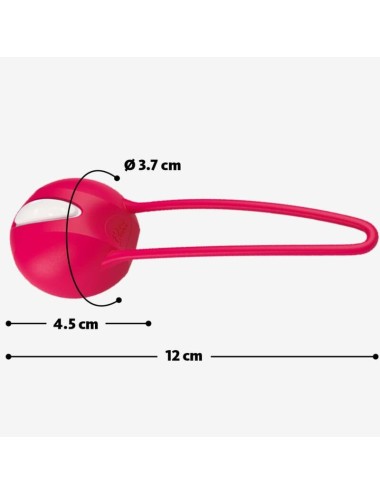 FUN FACTORY - SMARTBALL UNO BOLA PÉLVICA BRANCA / ROXA PASTEL