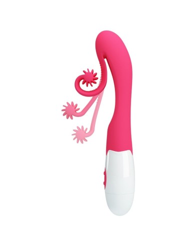 ROMANCE - VIBRADOR E ESTIMULADOR 30 VELOCIDADES COR-DE-ROSA