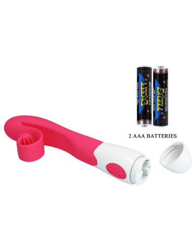 ROMANCE - VIBRADOR E ESTIMULADOR 30 VELOCIDADES COR-DE-ROSA