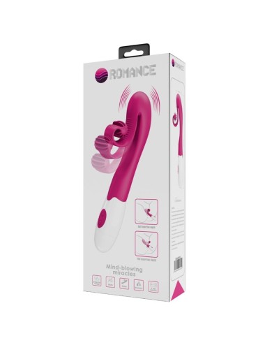 ROMANCE - VIBRADOR E ESTIMULADOR 30 VELOCIDADES COR-DE-ROSA