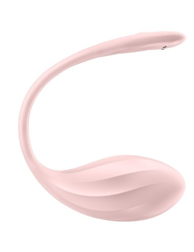 SATISFYER - RIBBED PETAL ESTIMULADOR DE CONTROLE REMOTO G POINT ROSE COM APLICATIVO GRATUITO
