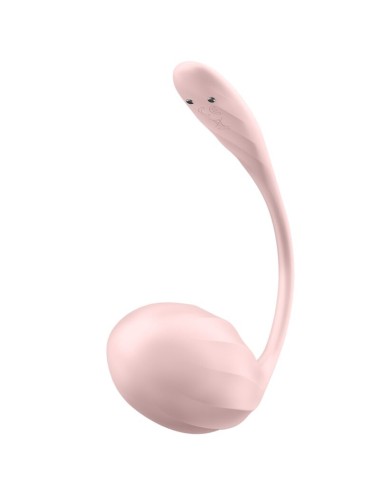 SATISFYER - RIBBED PETAL ESTIMULADOR DE CONTROLE REMOTO G POINT ROSE COM APLICATIVO GRATUITO