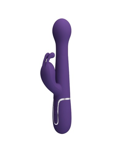 PRETTY LOVE - DEJON VIBRADOR COELHO 3 EM 1 MULTIFUNO ROXO