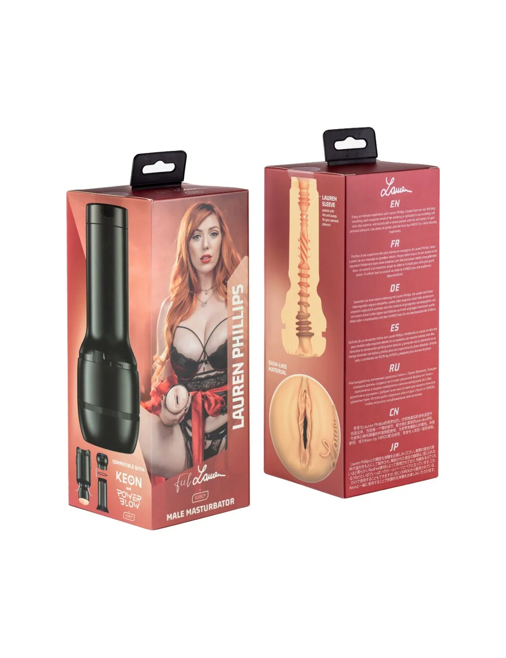 KIIROO - SINTA LAUREN PHILLIPS STARS COLEO STROKERS POWERBLOW COMPATÍVEL KIIROO - SINTA LAUREN PHILLIPS STARS COLEO STROKERS POWERBLOW COMPATÍVEL