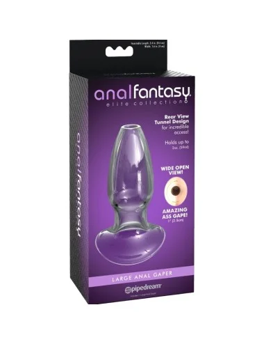 ANAL FANTASY ELITE COLLECTION -DILATOR DE CRISTAL ANAL GAPER TAMANHO M