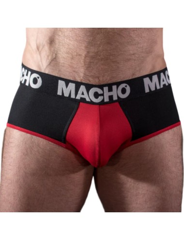 MACHO - MS26N SLIP PRETO/VERMELHO XL