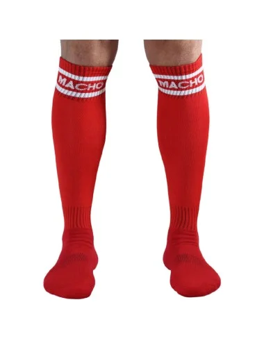 MACHO - MEIAS COMPRIDAS TAMANHO ÚNICO VERMELHO