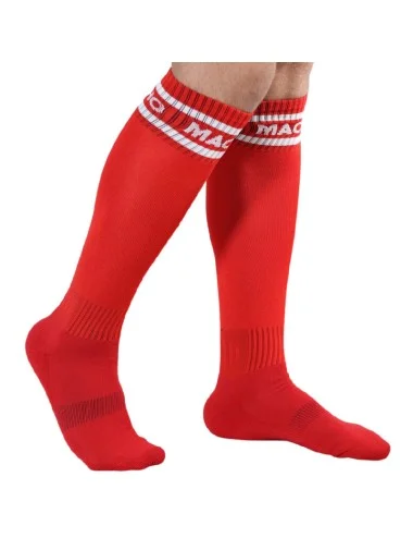 MACHO - MEIAS COMPRIDAS TAMANHO ÚNICO VERMELHO