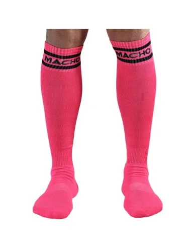 MACHO - MEIAS COMPRIDAS TAMANHO ÚNICO ROSA