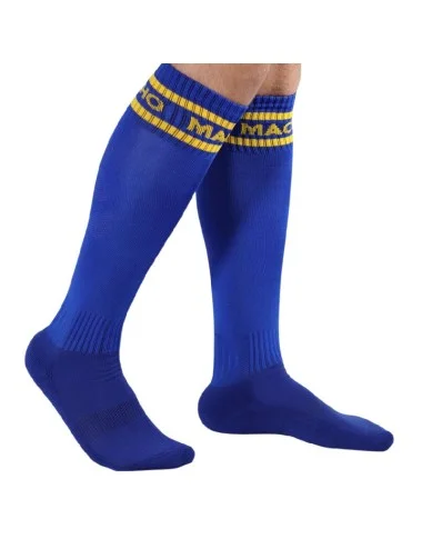 MACHO - MEIAS COMPRIDAS TAMANHO ÚNICO AZUL