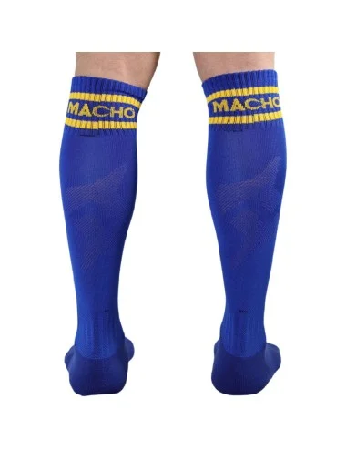 MACHO - MEIAS COMPRIDAS TAMANHO ÚNICO AZUL