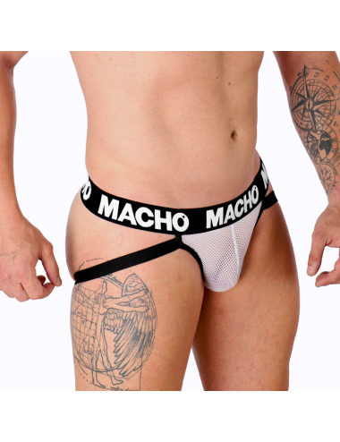 MACHO - MX26X1 JOCK GRID BRANCO M