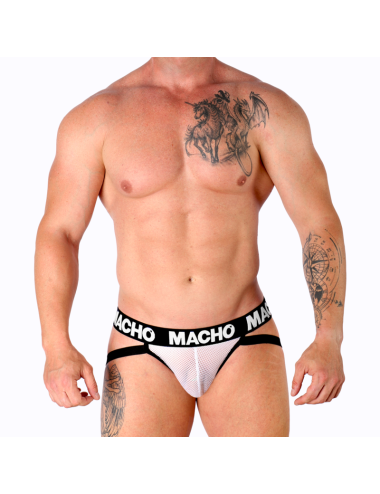 MACHO - MX26X1 JOCK GRID BRANCO XL