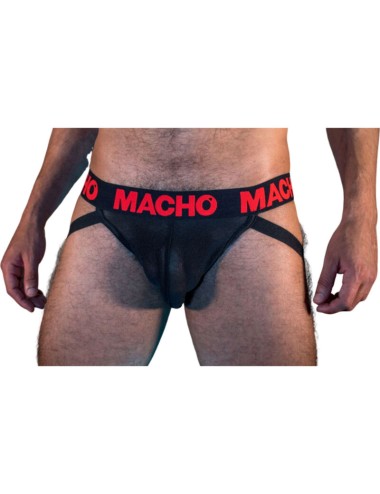 MACHO - MX26X2 JOCK PRETO/VERMELHO M