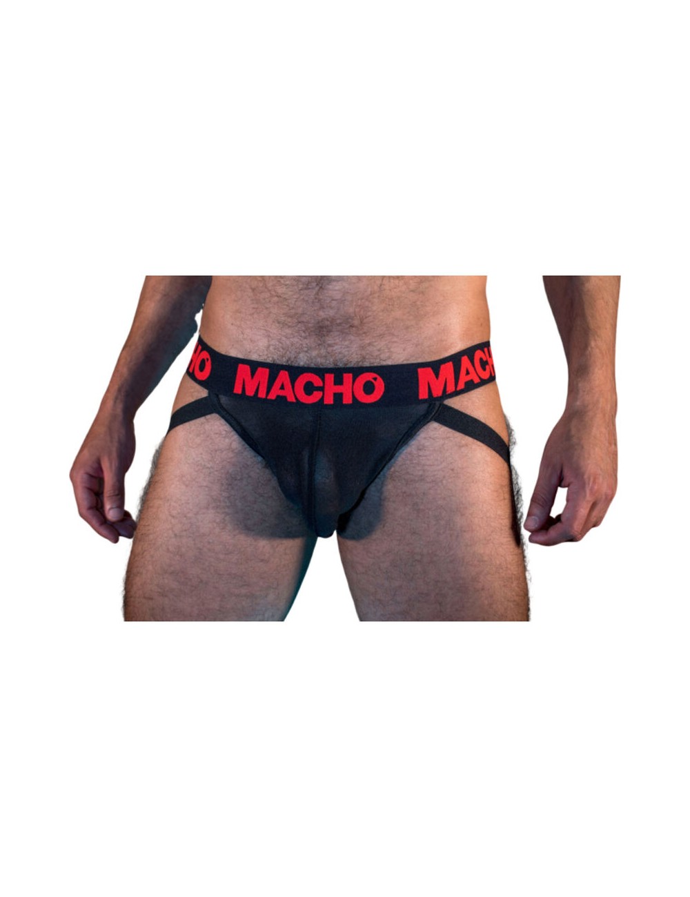 MACHO - MX26X2 JOCK PRETO/VERMELHO L MACHO - MX26X2 JOCK PRETO/VERMELHO L