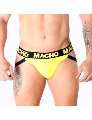 MACHO - MX25A JOCK LYCRA AMARELO S