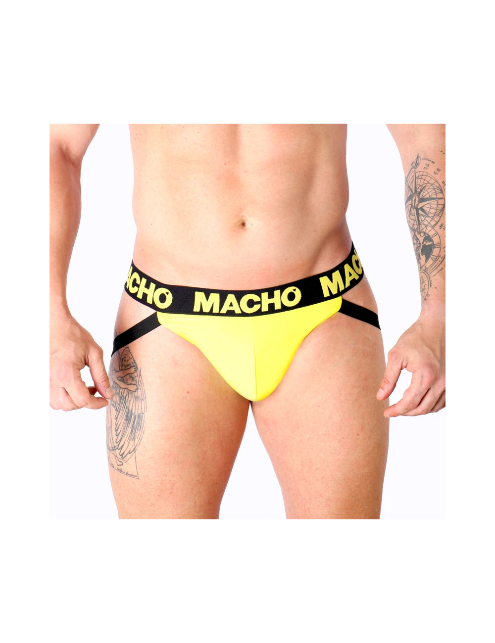 MACHO - MX25A JOCK LYCRA AMARELO S