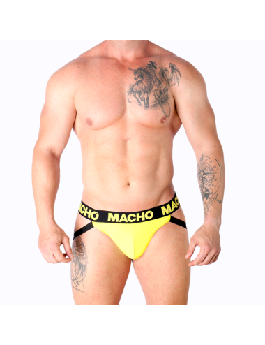 MACHO - MX25A JOCK LYCRA AMARELO M