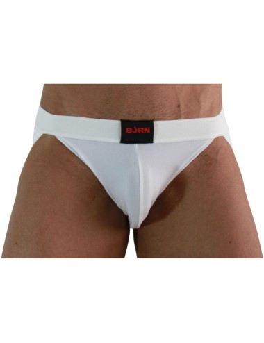 BURN - 007 JOCK LYCRA BRANCO L