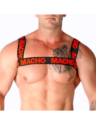 MACHO - ARNÊS DUPLO VERMELHO