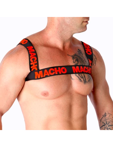 MACHO - ARNÊS DUPLO VERMELHO