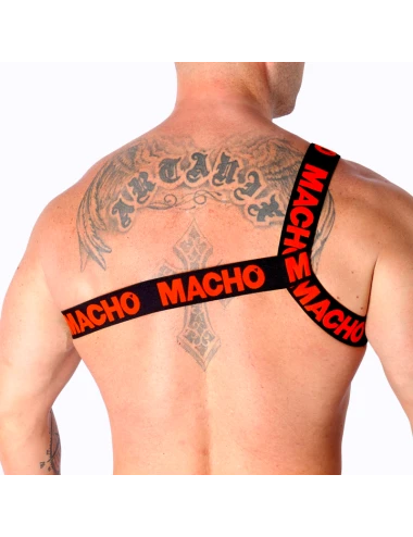 MACHO - ARNÊS ROMANO VERMELHO L/XL