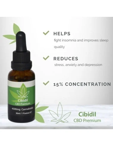 500 COSMETICS - CIBIDIL ÓLEO RELAXANTE CBD 15% 30 ML