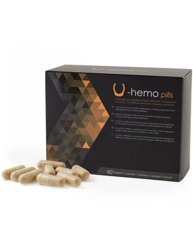 500 COSMETICS - CÁPSULAS U-HEMO PARA PREVENIR HEMORRÓIDAS - 60 CÁPSULAS