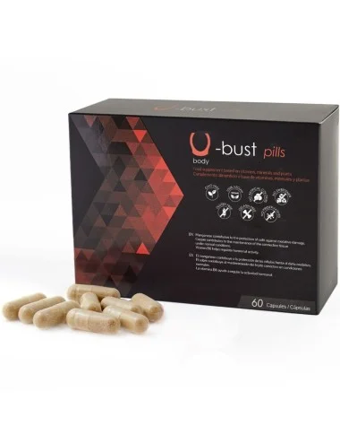500 COSMETICS - U-BUST CÁPSULAS DE AUMENTO DE SEIOS - 60 CÁPSULAS