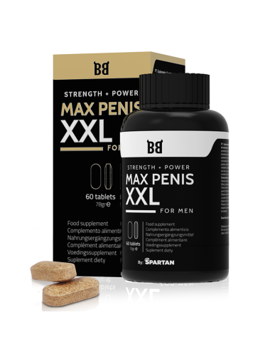 BLACK BULL - MAX PENIS XXL FORA + POTÊNCIA PARA HOMENS 60 COMPRIMIDOS