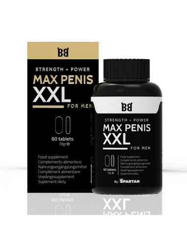 BLACK BULL - MAX PENIS XXL FORA + POTÊNCIA PARA HOMENS 60 COMPRIMIDOS