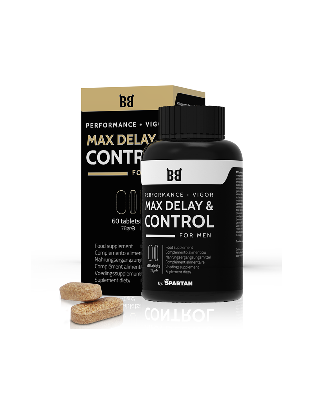 BLACK BULL - MAX DELAY & CONTROL MXIMO DESEMPENHO PARA HOMENS 60 CÁPSULAS BLACK BULL - MAX DELAY & CONTROL MXIMO DESEMPENHO PARA HOMENS 60 CÁPSULAS