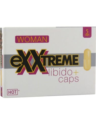 HOT - EXTREME LIBIDO CAPS FEMININO 5 PCS
