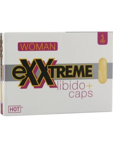 HOT - EXTREME LIBIDO CAPS FEMININO 5 PCS