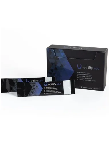 500 COSMETICS - U-VIRILITY LUBE LUBRIFICANTE EFEITO FRIO 10 X 5 ML