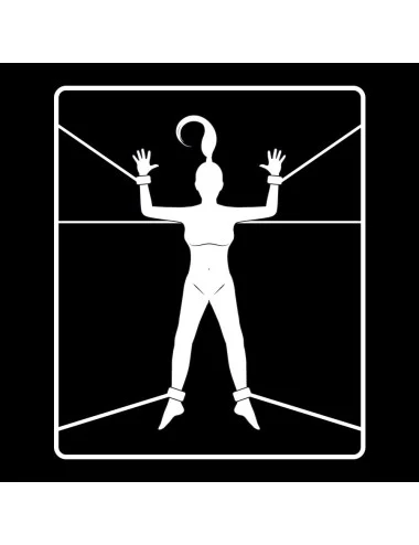 FETISH SUBMISSIVE - CONJUNTO DE ALGEMAS E GRAVATAS COM FORRO DE NOPRENE