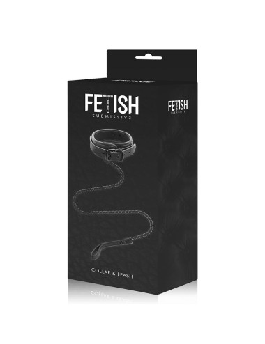 FETISH SUBMISSIVE - COLAR DE CORRENTE COM FORRO DE NOPRENE