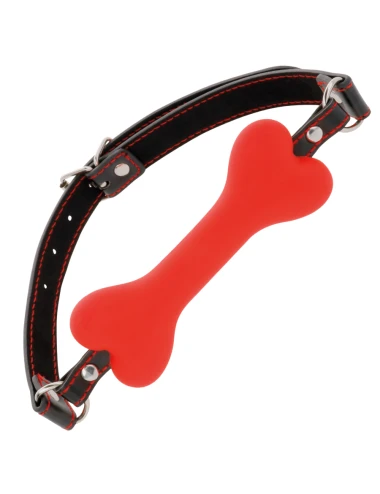 DARKNESS - MORDAÇA DE SILICONE DE OSSO VERMELHO