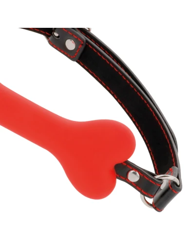 DARKNESS - MORDAÇA DE SILICONE DE OSSO VERMELHO