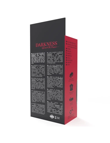 DARKNESS - MORDAÇA DE SILICONE DE OSSO VERMELHO