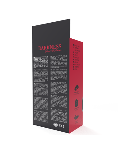 DARKNESS - MORDAÇA COM GANCHO PRETO