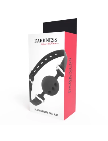 DARKNESS - MORDAA DE SILICONE RESPIRVEL PRETA