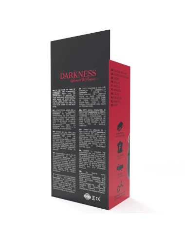 DARKNESS - MORDAA DE SILICONE RESPIRVEL PRETA