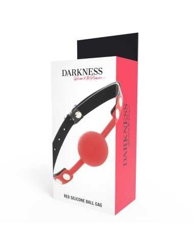 DARKNESS - MORDAÇA DE SILICONE VERMELHA