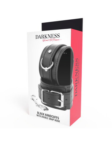 DARKNESS - ALGEMAS PRETAS AJUSTÁVEIS COM FITA DUPLA DE REFORÇO