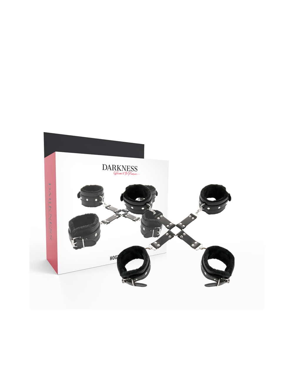 DARKNESS - ALGEMAS DE COURO PARA PÉS E MÃOS PRETAS DARKNESS - ALGEMAS DE COURO PARA PÉS E MÃOS PRETAS
