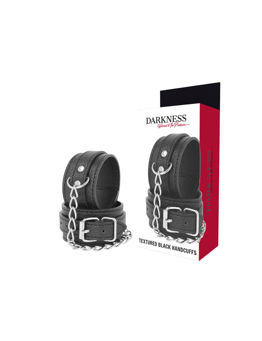 DARKNESS - ALGEMAS DE COURO TEXTURADO PRETO DARKNESS - ALGEMAS DE COURO TEXTURADO PRETO