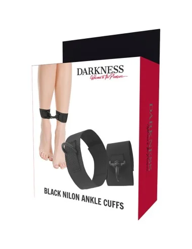 DARKNESS - PUNHOS DE TORNOZELO EM NYLON PRETO