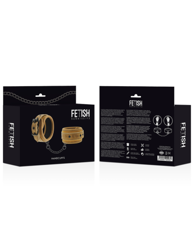 FETISH SUBMISSIVE ORIGEN - ALGEMAS DE COURO VEGANO COM FORRO DE NEOPRENE